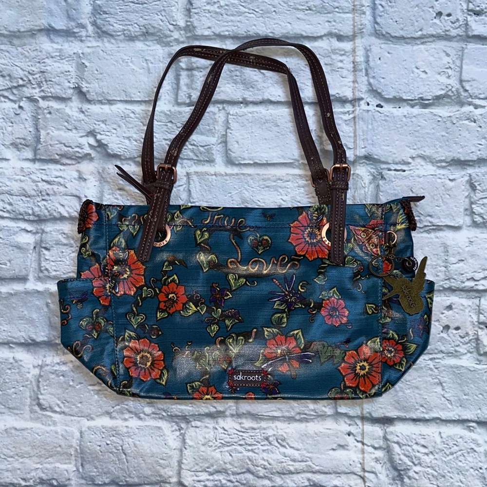 Sakroots Multicolor Floral Shoulder Bag